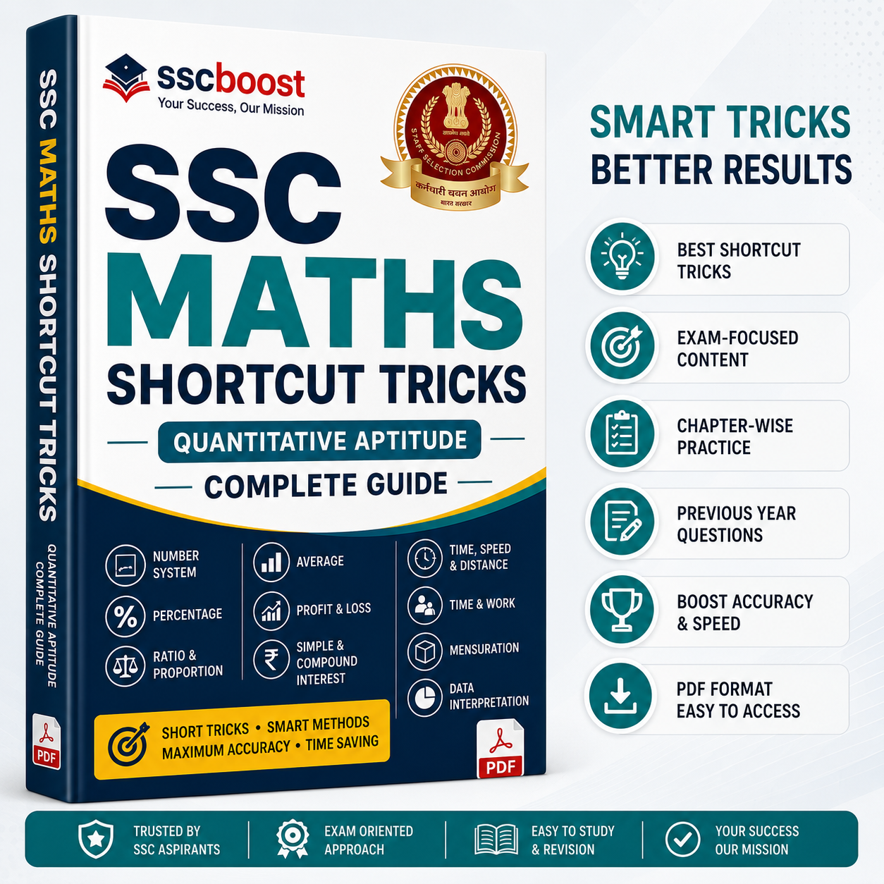 SSC Maths Complete Preparation PDF 2026 700+ Questions • PYQs • MCQs • Formula Notes • Shortcut Techniques • Instant PDF Access